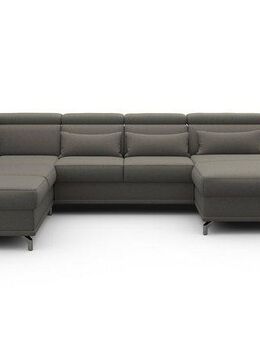 sit&more Wohnlandschaft Cabrio U-Form, B: 359 cm, mit Sitztiefen-, Arm- & Kopfteilverstellung, 3 Nierenkissen, Federkern, optional Bettfunktion und Stauraum