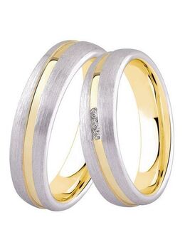 DOOSTI Trauring Schmuck Geschenk Silber 925 Trauring Ehering Partnerring LIEBE, wahlweise mit oder ohne Zirkonia
