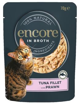 Encore Cat Pouch 16 x 70 g - Thunfisch mit Garnelen