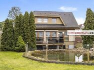 IMMOBERLIN.DE - Hochwertiges Einfamilienhaus mit 2 Einliegerwohnungen & Indoorpool in Topzustand & beschaulicher Lage - Blankenfelde-Mahlow