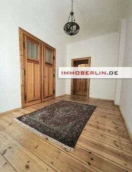 IMMOBERLIN.DE - Exzellente Altbauwohnung mit Gartenzimmer in familienfreundlicher Lage - Luckenwalde