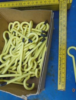 53 Deckenhacken M 5 x 75 mm isoliert / Gelb - Günzach