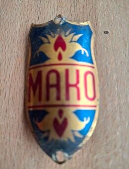 Mako Fahrrad Steuerkopf CH Schild Emblem - Volketswil