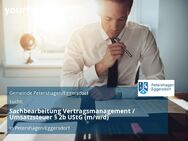 Sachbearbeitung Vertragsmanagement / Umsatzsteuer § 2b UStG (m/w/d) - Petershagen (Eggersdorf)
