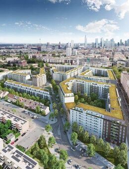 Großzügige Etagenwohnung mit stilvoller Einbauküche, sonnigem Balkon und Tiefgaragenstellplatz - Frankfurt (Main)