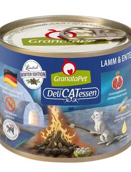 GranataPet DeliCatessen Limited Wintermenü - Sparpaket: Lamm & Ente (12 x 200 g)