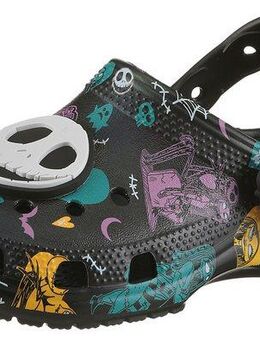 Crocs Nightmare Multi Classic Clog Clog Hausschuh mit bunten Halloween-Motiven