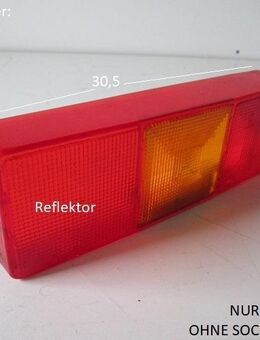 Hella Rückleuchte / Rücklicht Wohnwagen, Dethleffs, Bürstner, Wilk - sehr selten Reflektor/53288R6/7R0153266 rechts NUR GLAS ohne Sockel (Hecklicht/Heckleuchte/Lampe/Leuchte/Rücklicht/Rückleuchte) - Schotten Zentrum