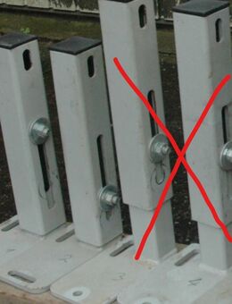 solide Stahlfüße Ständer Konsole Montageständer höhenverstellbar - Flensburg