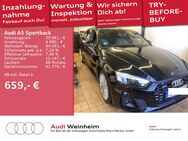 Audi A5, Sportback 40 TDI quattro S-line Gar 2027 Black-Paket, Jahr 2022 - Weinheim