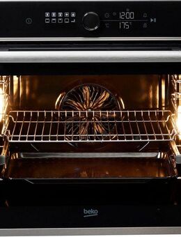 BEKO Einbaubackofen BBIM13400XS, mit 1-fach-Teleskopauszug, SteamShine