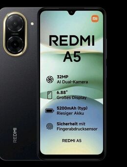 XIAOMI Redmi A5 64 GB Smartphone 6.88 Zoll Midnight Black Handy Mobiltelefon - Landau (Pfalz)