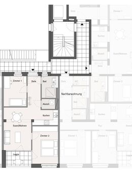 NEUBAU * 3 Zimmer mit Loggia nach Süden * KfW 40 und QNG - Leipzig