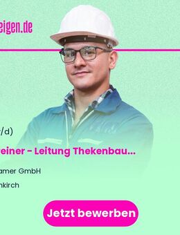 Schreiner - Leitung Thekenbau (m/w/d) - Umkirch