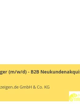 Vertriebsmitarbeiter (m/w/d) - Neukundenakquise - Köln