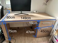 Bürotisch, Schreibtisch mit Schubladen, sehr guter Zustand - München Schwabing-West