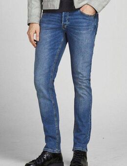 Jack & Jones Slim-fit-Jeans JJIGLENN Jeans mit schmaler Beinform und Stretch für Komfort Denim/Jeans, modisch, slim fit, Baumwollmischung