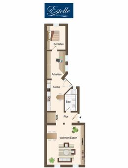 Mitten im Herzen der Stadt - 3 Zimmer - 1.OG - Denkmalgeschützt - Selbstnutzung möglich - Bitterfeld-Wolfen