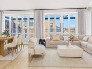 ROGERS: Lichtdurchflutete Maisonette-Wohnung mit Dachterrasse im Franzosenviertel - München