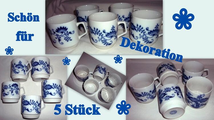 💗Vintage>wunderschöne 5 Stück Kaffeetassen*Unikat*💗 - Neunkirchen (Nordrhein-Westfalen)