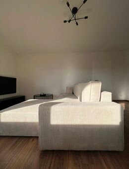 Ecksofa beige cord mit Schlaffunktion - Halle (Westfalen) Gartnisch