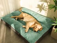 TRENDMOPS TRAUMTATZE - Kuscheliges Hundebett aus weichem Cordstoff und abnehmbarem Bezug - Bad Zwischenahn