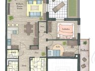 Schicke 3 Zi. Wohnung 1. OG mit ca. 40 m² Dachterrasse und Balkon - Schliersee