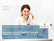 Mitarbeiter (m/w/d) Empfang, Poststelle, Registratur in Teilzeit - Freiburg (Breisgau)