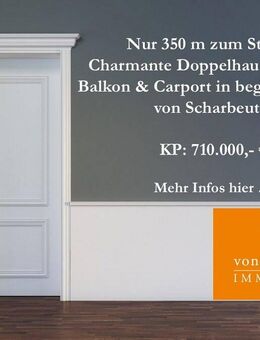 Nur 350 m zum Strand! Charmante Doppelhaushälfte mit Balkon & Carport in begehrter Lage von Scharbeutz! - Scharbeutz