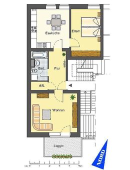 2-Zimmer-Wohnung in Recklinghausen Süd - Recklinghausen