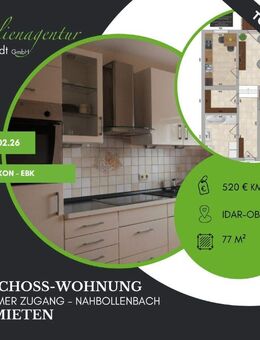 ***2ZKB Balkon, Erdgeschoss, TOP-Lage!*** - Idar-Oberstein