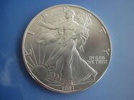 Münze USA 1 Dollar 1991 American Silver Eagle 1 Unze Silber - Bremen