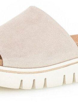 Gabor Pantolette, Keilabsatz, Sommerschuh, Schlappen mit Gummizug, Weite G