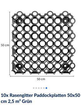Rasengitterplatten Neu 50x50x6cm zu verkaufen - Werdau