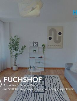 FUCHSHOF - Attraktive 3-Zimmer-Wohnung mit Stellplatz in gefragter Lage von Ludwigsburg-Oßweil - Ludwigsburg