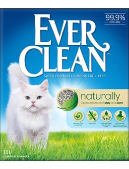 2-fach zooPunkte auf 10 l Ever Clean® Katzenstreu - Naturally