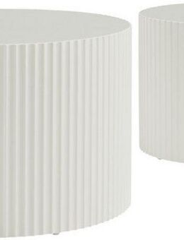 SalesFever Couchtisch New Orleans stilvoller Couchtisch (Set, 2-St), mit umlaufender Rillenstruktur