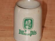 Bitburger Pils Bierkrug Steinzeug Steingut Keramik 0,5 l sehr alt - Borken