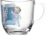 LEONARDO Tasse Weltall BAMBINI AVVENTURA, Glas, 280 ml, 6-teilig