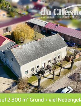 *RESERVIERT* Bauernhof auf 2.300 m² Grund mit viel Nebengelass - Trebbin