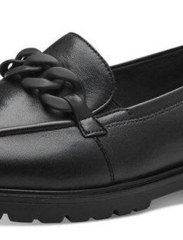 Tamaris Slipper, Loafer, Halbschuh, Schlupfschuh mit eleganter Zierkette