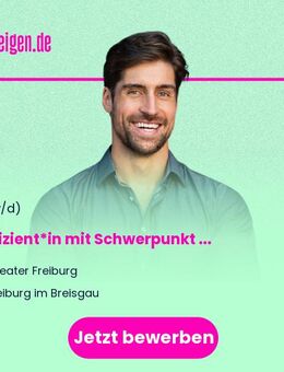 Inspizient*in mit Schwerpunkt Schauspiel (a) - Freiburg (Breisgau)