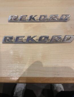 Opel Rekord C Typenschild chrom - Hannover