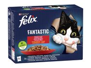 Felix Fantastic 12 x 85 g - Rind, Kaninchen, Lamm & Huhn