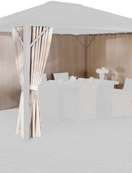 KONIFERA Pavillonseitenteil Aruba, 300x400 cm