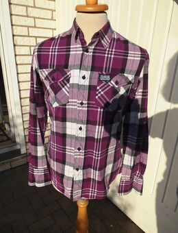 Fishbone New Yorker FSBN Herren Hemd Gr. S Slimfit Purple 4,- - Flensburg