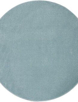 Paco Home Teppich Porto 890, rund, Höhe: 13 mm, Kurzflor, Uni-Farben, ideal im Wohnzimmer & Schlafzimmer