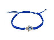 Blaues Armband Fatimas Hamsa Hand mit Nazar Boncuk Auge Blick Armschmuck Schmuck 7,90* - Villingen-Schwenningen