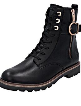 Remonte Schnürstiefelette Schnürboots, Casual-Stiefelette, Blockabsatz, mit großer Zierschließe