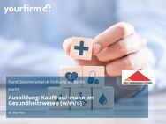 Ausbildung: Kauffrau/-mann im Gesundheitswesen (w/m/d) - Berlin